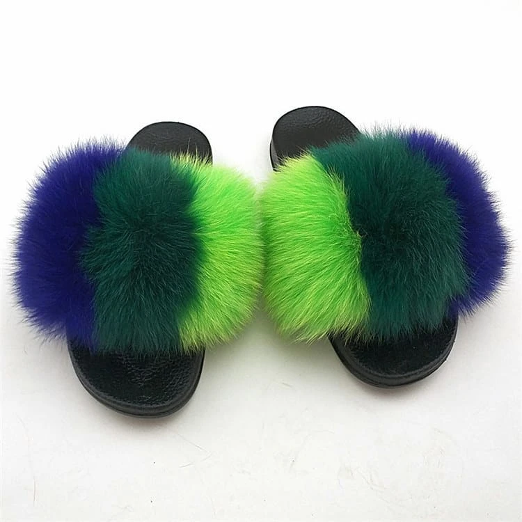 2019 Summer fox fur slides Cute Plush Fox slippers 100% real fox hair luxury fashion beach slippers size 36-45
2019 Summer fox fur slides Cute Plush Fox slippers 100% real fox hair luxury fashion beach slippers size 36-45