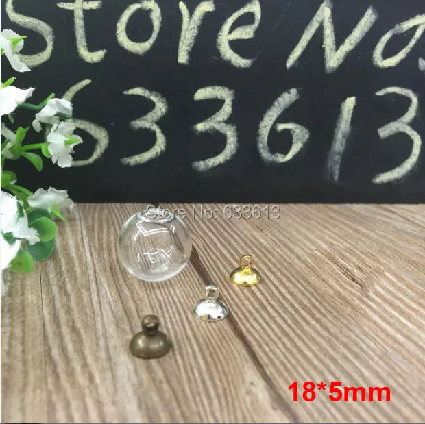 Free ship!!! 20sets/lot 18mmx5mm(opening) round galss ball, glass bubble & 8mm cap with ring set DIY Glass bottle vial pendant
Free ship!!! 20sets/lot 18mmx5mm(opening) round galss ball, glass bubble & 8mm cap with ring set DIY Glass bottle vial pendant