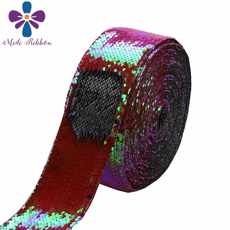 3"75mm Double Color Matt Reversible Sequin Ribbon Neon Orange 25yards/roll DIY Wedding Decor Hair Bowknots Making
3"75mm Double Color Matt Reversible Sequin Ribbon Neon Orange 25yards/roll DIY Wedding Decor Hair Bowknots Making