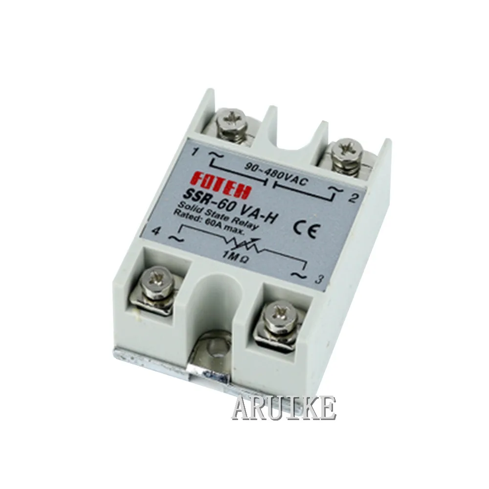 SSR relay 10VA 25VA 40VA 60VA Resistance Regulator single phase solid state SSR-25VA-H/10VA-H
SSR relay 10VA 25VA 40VA 60VA Resistance Regulator single phase solid state SSR-25VA-H/10VA-H