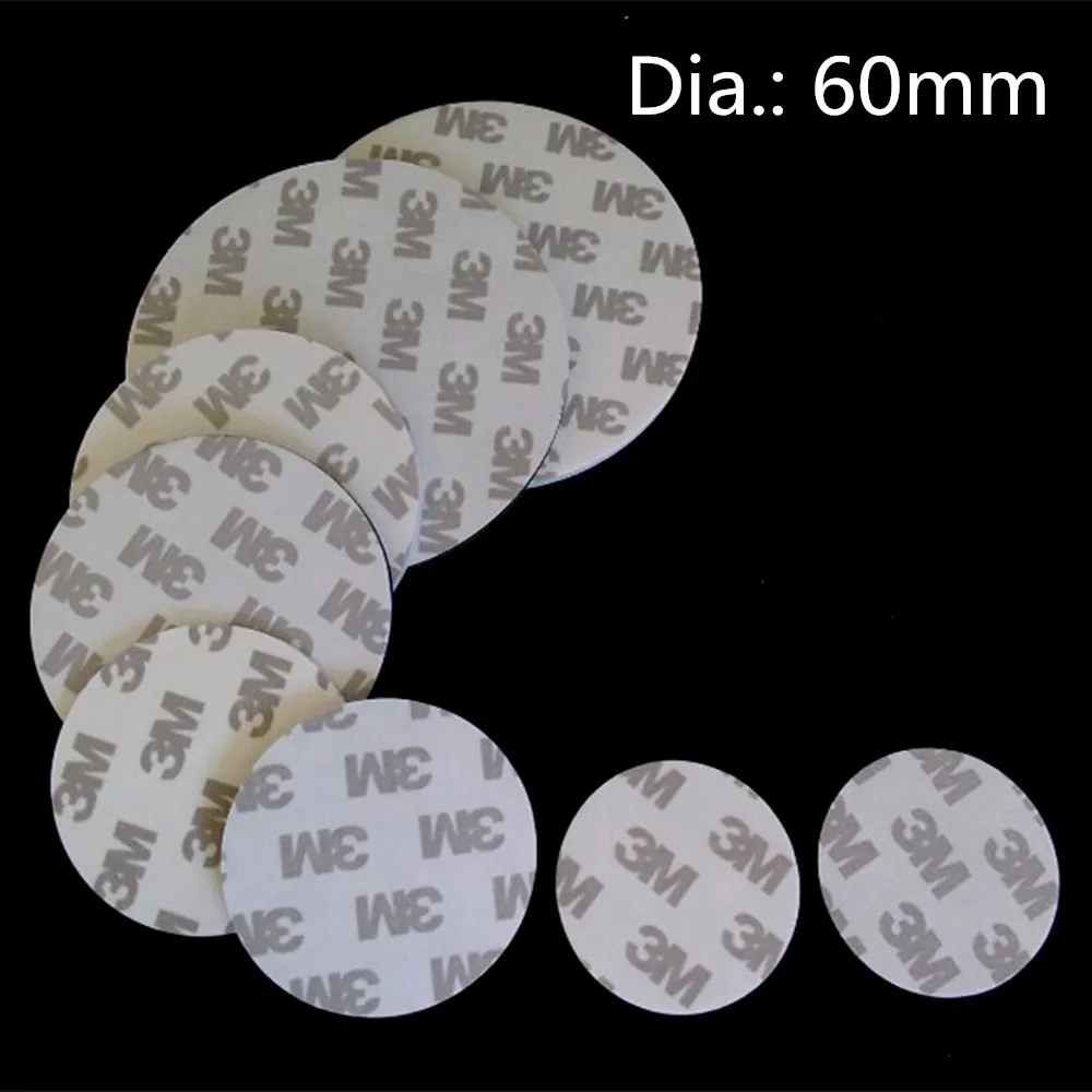 Round Dia. 60mm by Strong Adhesive EVA White or Black Foam Tape 9080 Stickers Pad Mounting Double Sided Use Broadly 40pcs
Round Dia. 60mm by Strong Adhesive EVA White or Black Foam Tape 9080 Stickers Pad Mounting Double Sided Use Broadly 40pcs