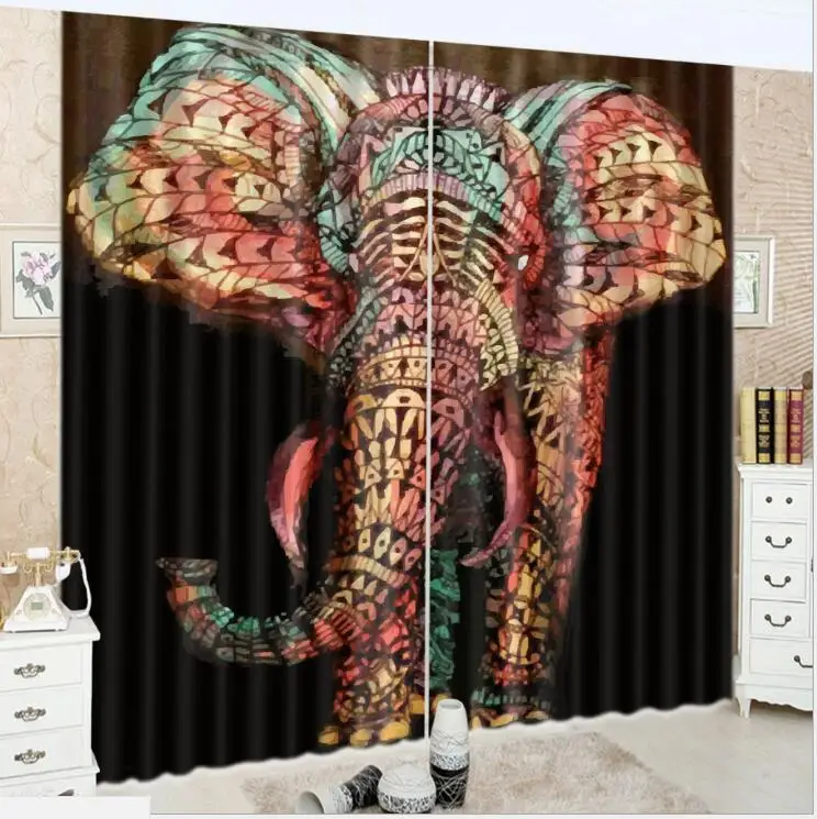 Coloured elephants 3D Window Curtains Luxury Blackout Living Room kids bedroom Cortina Drapes Rideaux Customized size pillowcase
Coloured elephants 3D Window Curtains Luxury Blackout Living Room kids bedroom Cortina Drapes Rideaux Customized size pillowcase