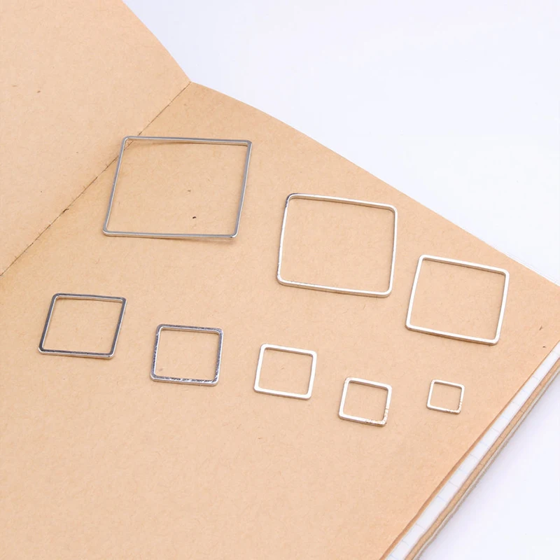 New 8/10/12/14/16/20/25/30mm 10PCS/Pack Square Pendant Jewelry Accessories Finding Golden Silver Rings for DIY Earrings Making
New 8/10/12/14/16/20/25/30mm 10PCS/Pack Square Pendant Jewelry Accessories Finding Golden Silver Rings for DIY Earrings Making
