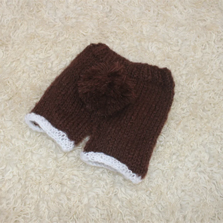 2018 New Products Bear Baby Set Soft mohair hand-knit cartoon bear hat and shorts set of 2 sets of photo newborn photo clothing
2018 New Products Bear Baby Set Soft mohair hand-knit cartoon bear hat and shorts set of 2 sets of photo newborn photo clothing