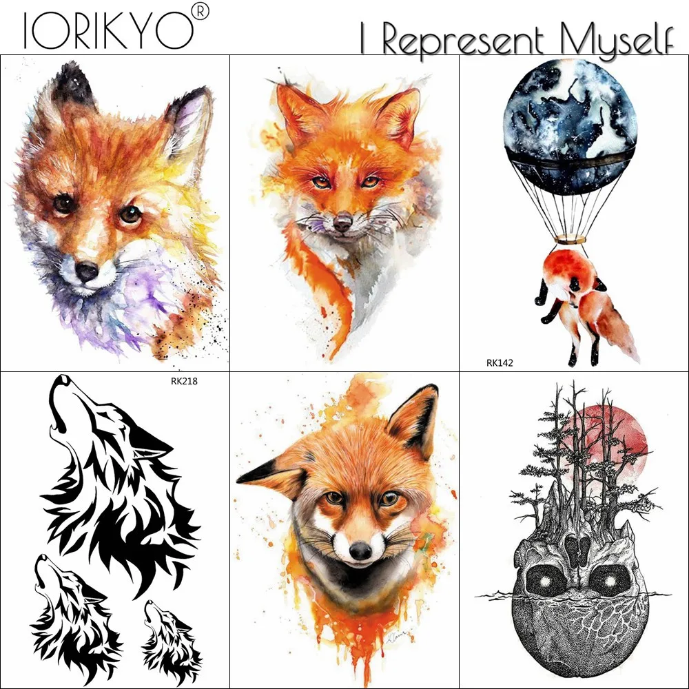 Flash Waterproof Fox Small Moon Fake Tattoos Stickers Body Art Drawing Tatto Temporary For Women Girls Chest Arm Tattoo Supplies
Flash Waterproof Fox Small Moon Fake Tattoos Stickers Body Art Drawing Tatto Temporary For Women Girls Chest Arm Tattoo Supplies