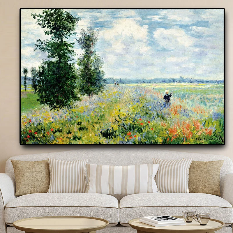 Poppies at Argenteui Claude Monet Impression Oil Painting on Canvas Posters and Prints on the wall Wall Picture for Living Room
Poppies at Argenteui Claude Monet Impression Oil Painting on Canvas Posters and Prints on the wall Wall Picture for Living Room