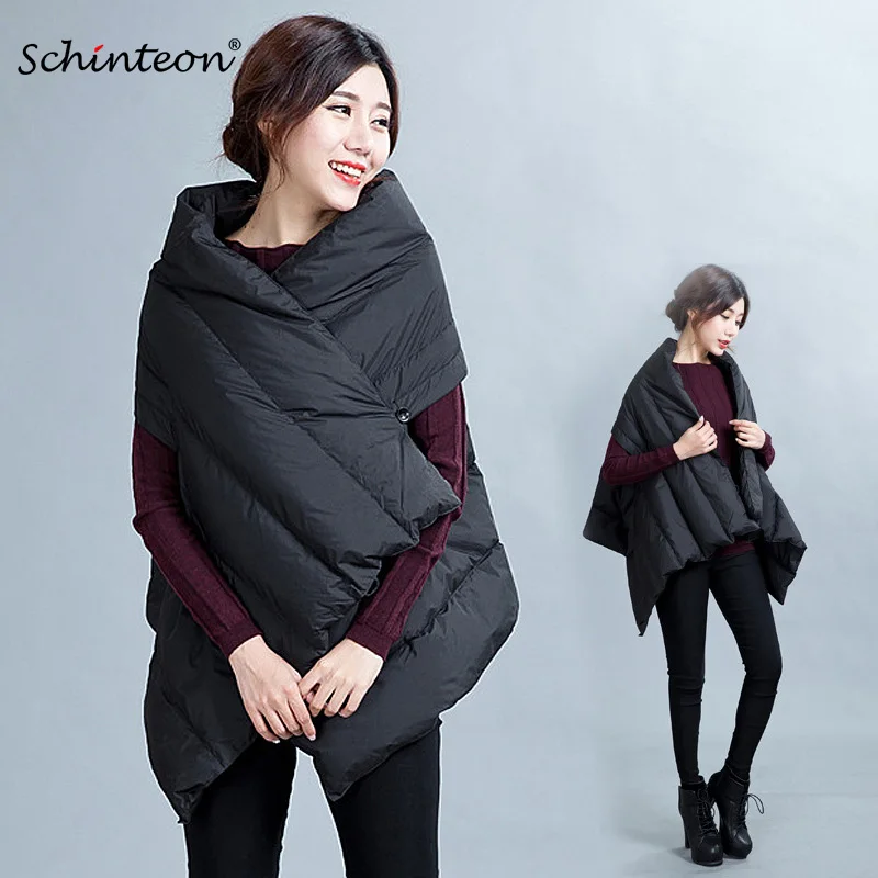 Schinteon Fashionable Brand Down Vest Gielt Jacket Coats Loose Top Quality Waistcoat One Size Black 90% white duck down
Schinteon Fashionable Brand Down Vest Gielt Jacket Coats Loose Top Quality Waistcoat One Size Black 90% white duck down