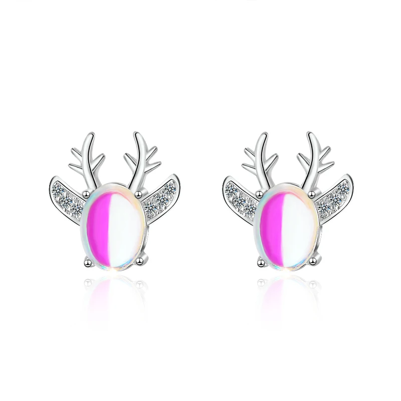Everoyal Top Quality Silver Plated Women Earrings Jewelry Charm Crystal Elk Stud Earrings For Girls Party Accessories Female
Everoyal Top Quality Silver Plated Women Earrings Jewelry Charm Crystal Elk Stud Earrings For Girls Party Accessories Female