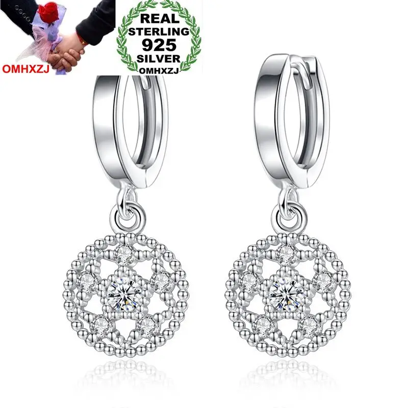 Серьги OMHXZJ из стерлингового серебра 925 пробы с белым лотосом, цирконием, оптом 
Серьги OMHXZJ из стерлингового серебра 925 пробы с белым лотосом, цирконием, оптом