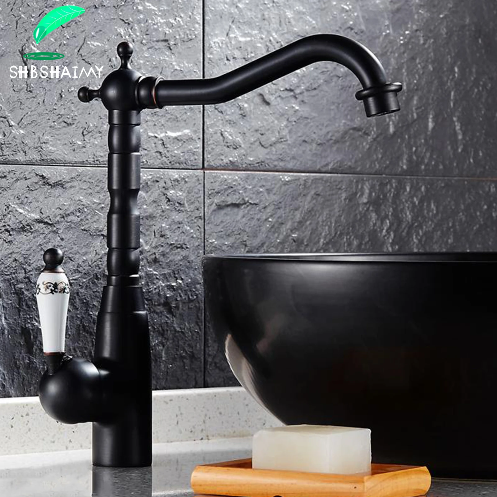Classic Basin Faucet Oil Rubbed 360 Rotation Deck Mounted Bathroom Washbasin Faucet Single Handle Hole Hot Cold Water Mixer Tap
Classic Basin Faucet Oil Rubbed 360 Rotation Deck Mounted Bathroom Washbasin Faucet Single Handle Hole Hot Cold Water Mixer Tap