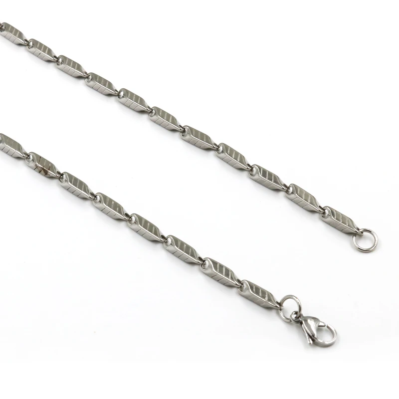 1 Width 4MM Length 21.6 Inch Silver Chain Stainless Steel Necklace For Men Women Fashion Hot sale Jewelry Male Gift Wholesale
1 Width 4MM Length 21.6 Inch Silver Chain Stainless Steel Necklace For Men Women Fashion Hot sale Jewelry Male Gift Wholesale