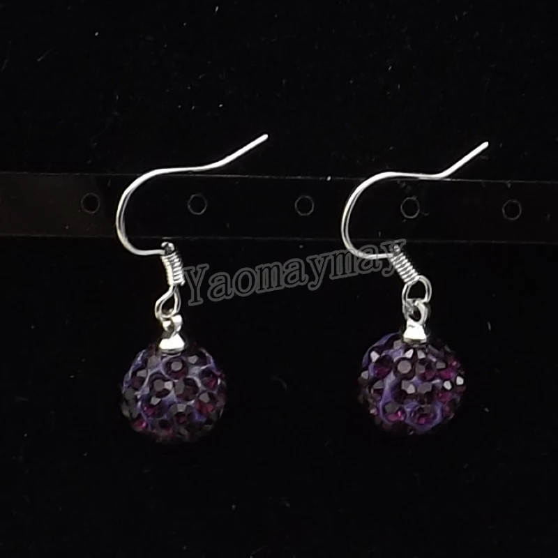 24 Pairs Dark Purple Crystal Drop Earrings Glittering Crystal Items Free Shipping
24 Pairs Dark Purple Crystal Drop Earrings Glittering Crystal Items Free Shipping