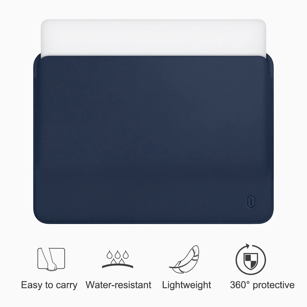 WiWU Laptop Sleeve for MacBook Air 13 Case Water-resistant PU Leather Laptop Case for MacBook Pro 13 Ultra-slim for MacBook Pro
WiWU Laptop Sleeve for MacBook Air 13 Case Water-resistant PU Leather Laptop Case for MacBook Pro 13 Ultra-slim for MacBook Pro