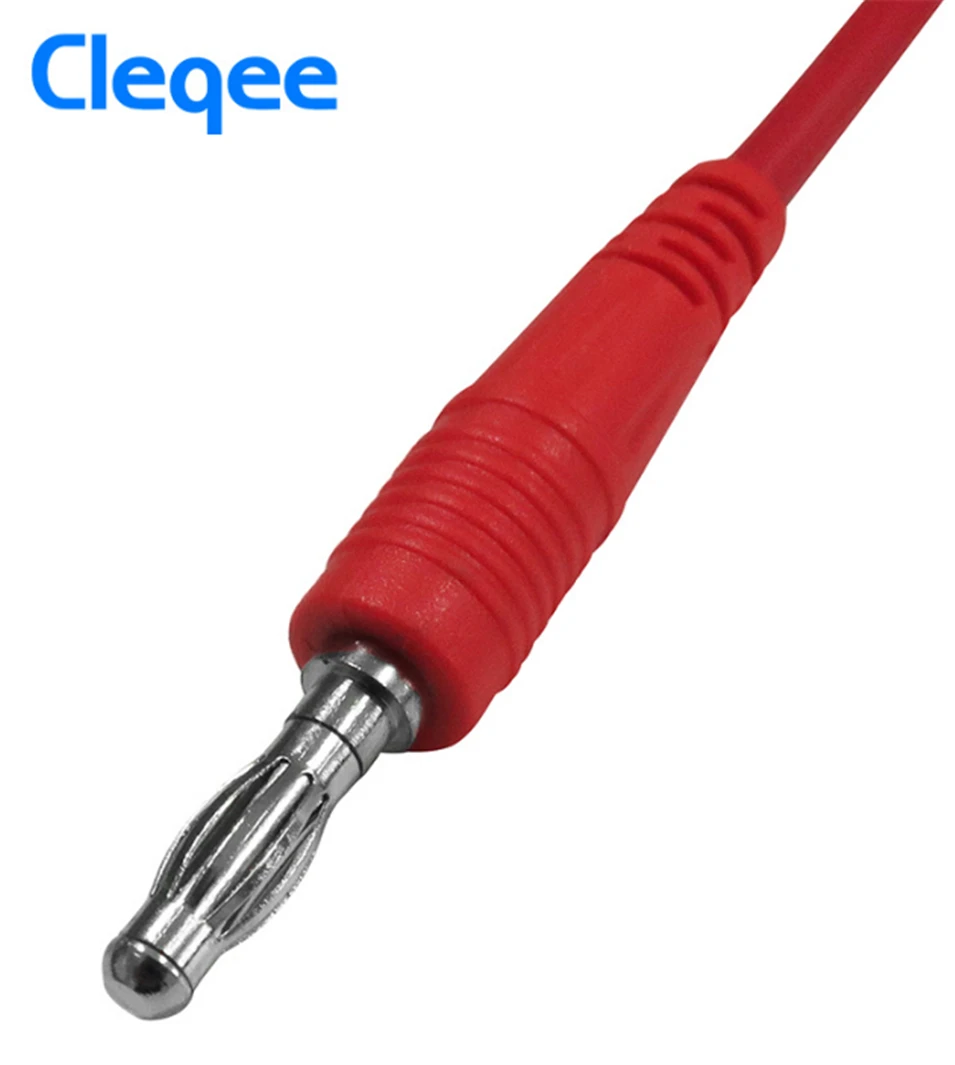 New Cleqee P1041 1Set 1M 4mm Banana to Banana Plug Soft RV Test Cable Lead for Multimeter Test Leads Kits Banana Plug Male
New Cleqee P1041 1Set 1M 4mm Banana to Banana Plug Soft RV Test Cable Lead for Multimeter Test Leads Kits Banana Plug Male