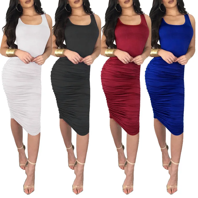 S-2XL women night evening party dress casual leisure brand vest dress pure color summer dress
S-2XL women night evening party dress casual leisure brand vest dress pure color summer dress