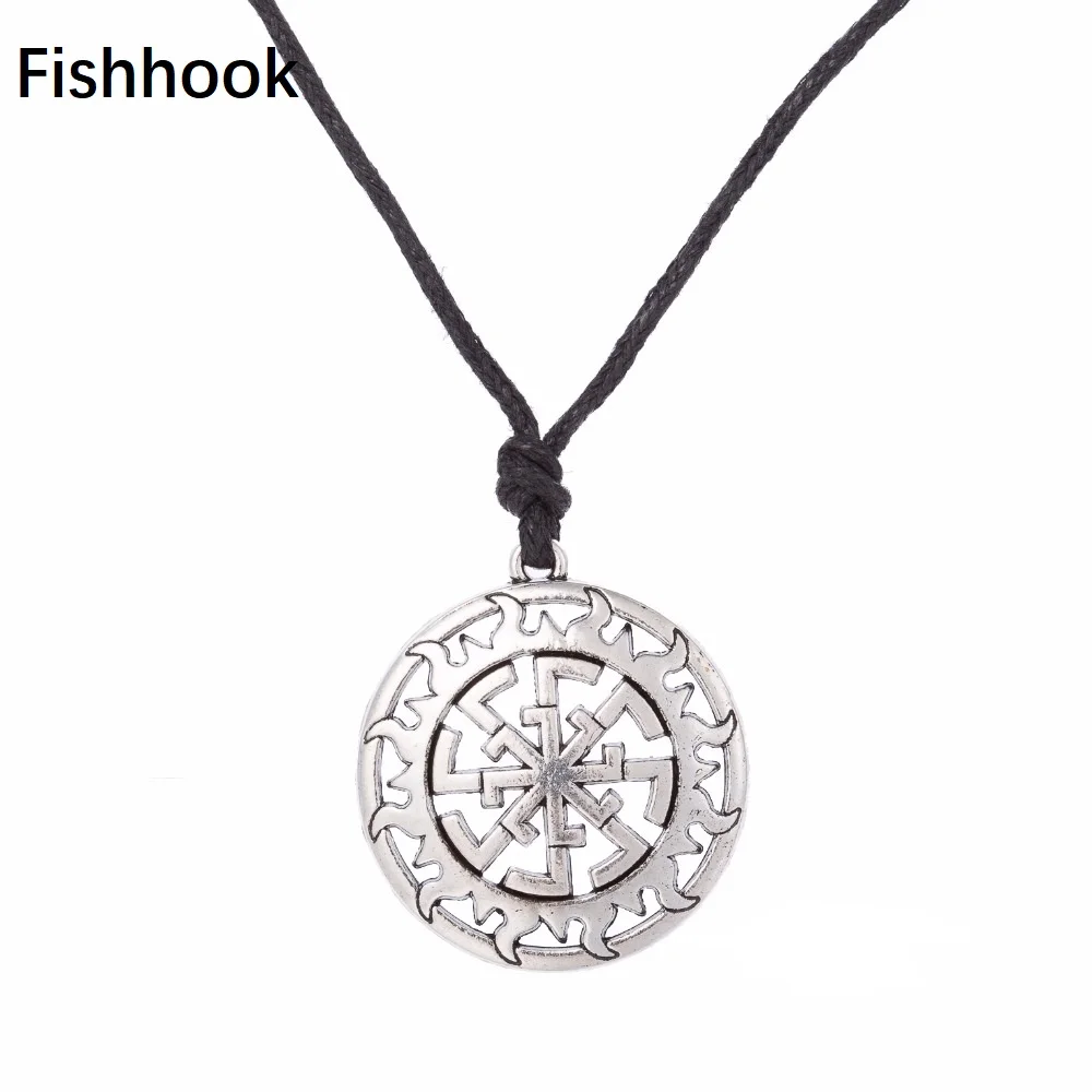 Fishhook Slavic Necklaces Pagan Pendant Talisman Znich Collares Grandes De Moda for Men Vintage Jewelry | Украшения и аксессуары