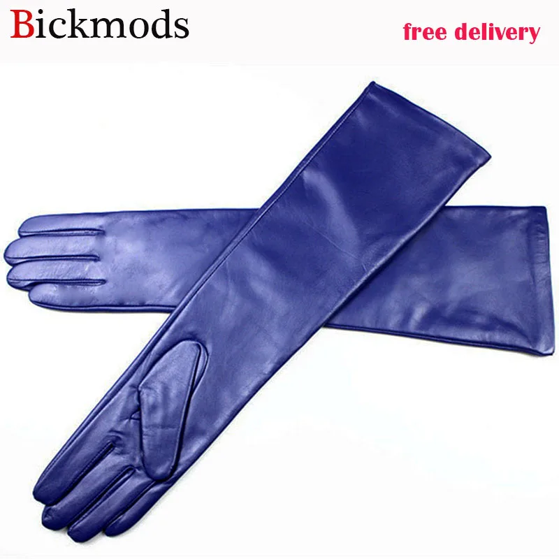 Long Leather Gloves Female Color Sheepskin Cloves Thin Section Over Elbow Long Velvet Lining Winter Warm Arm Set Free Shipping
Long Leather Gloves Female Color Sheepskin Cloves Thin Section Over Elbow Long Velvet Lining Winter Warm Arm Set Free Shipping