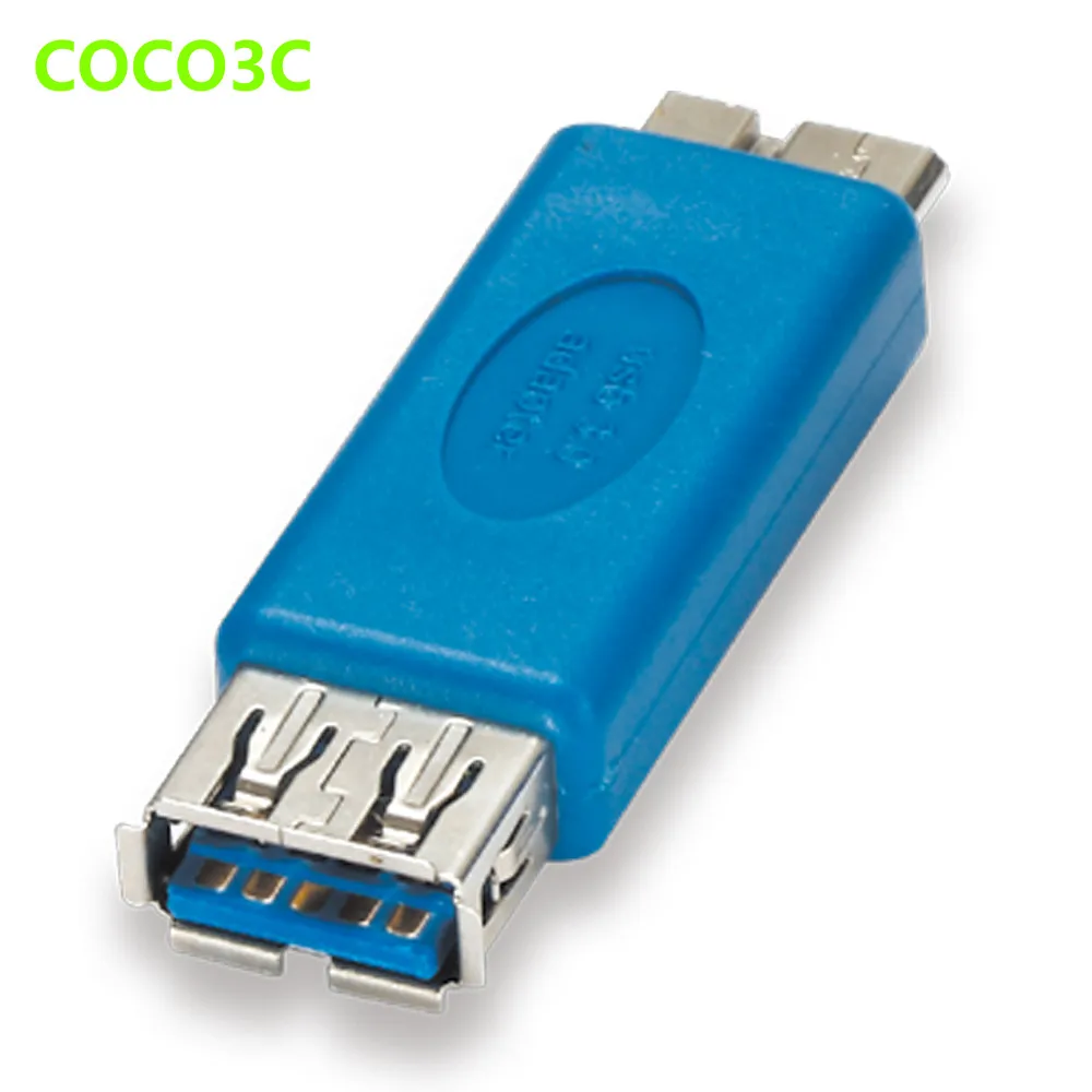 USB 3.0 A Female to USB3.0 Micro B Male Port Converter adapter USB3.0 Mobile hard disk for Samsung note3 OTG laptop PC computer
USB 3.0 A Female to USB3.0 Micro B Male Port Converter adapter USB3.0 Mobile hard disk for Samsung note3 OTG laptop PC computer
