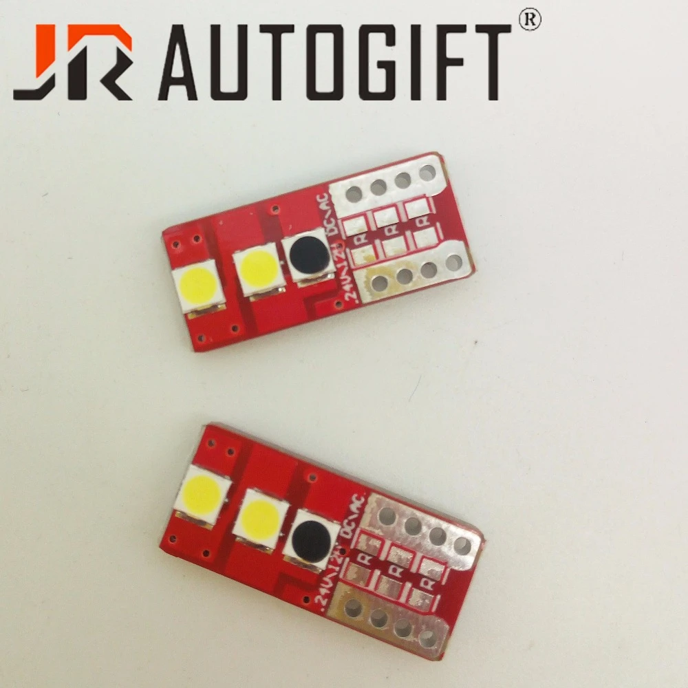 50 шт./лот W5W 194 T10 авто светодиодный 4 3030 SMD неполярный Габаритные огни Поворотники