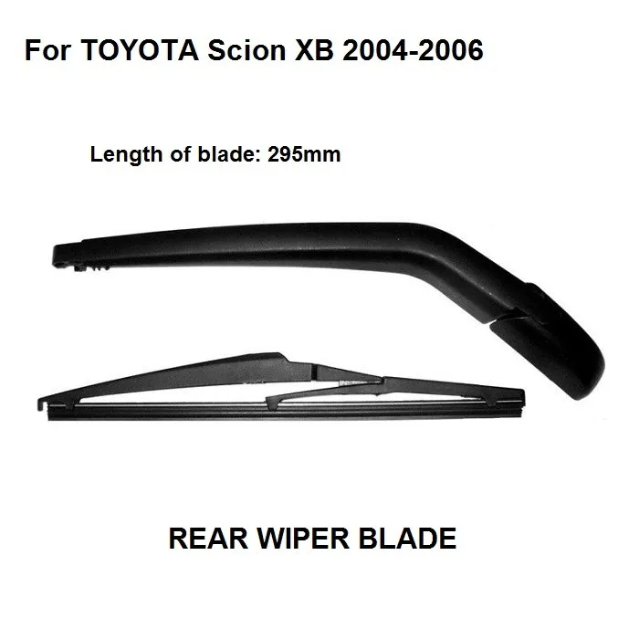 Задняя щетка стеклоочистителя с лезвием, набор для TOYOTA Scion XB 2004-2006 OEM: 8524152010
Задняя щетка стеклоочистителя с лезвием, набор для TOYOTA Scion XB 2004-2006 OEM: 8524152010