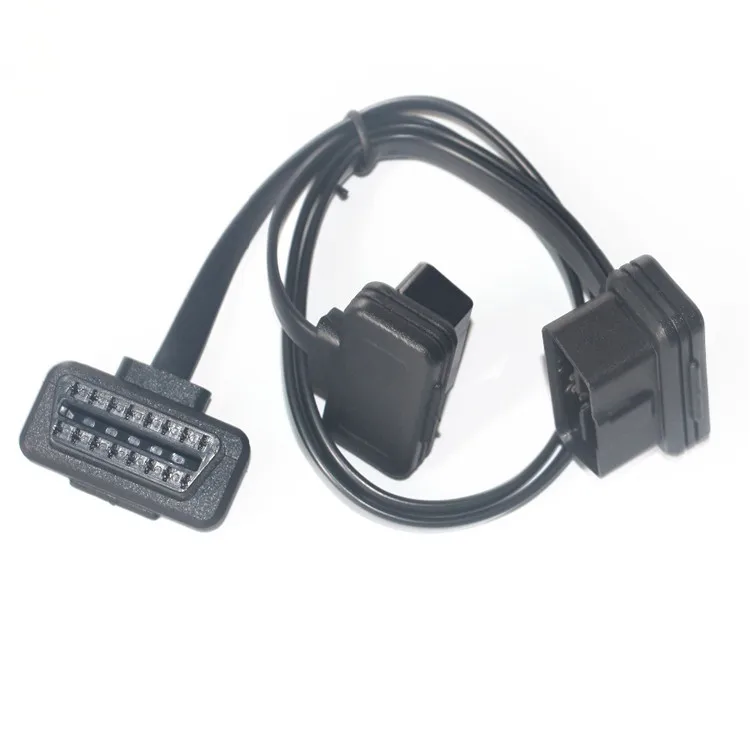 Flat+Thin As Noodle OBDII OBD 2 OBD2 16 Pin ELM327 Male To Dual Female Y Splitter Elbow Extension Connector Cable
Flat+Thin As Noodle OBDII OBD 2 OBD2 16 Pin ELM327 Male To Dual Female Y Splitter Elbow Extension Connector Cable