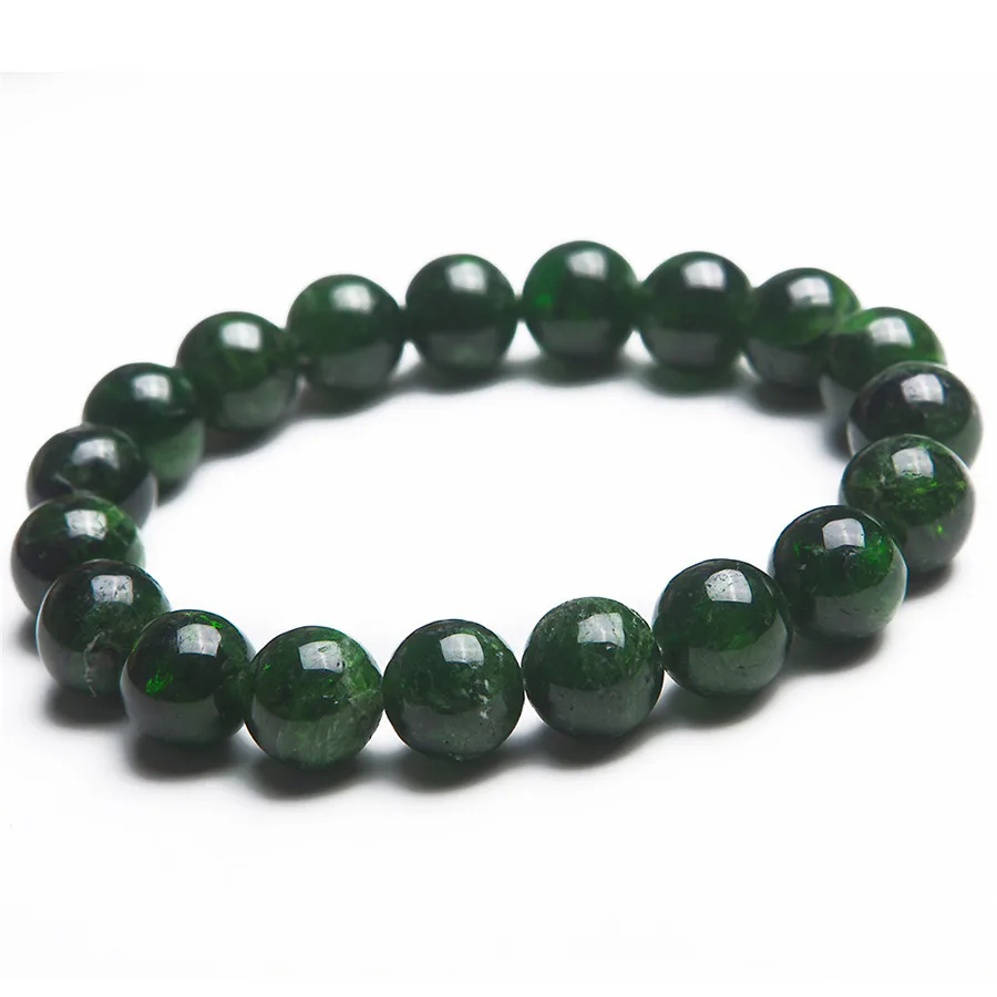 10mm Genuine Natural Green Diopside Semi Precious Stone Women Lady Stretch Charm Round Beads Bracelet
10mm Genuine Natural Green Diopside Semi Precious Stone Women Lady Stretch Charm Round Beads Bracelet