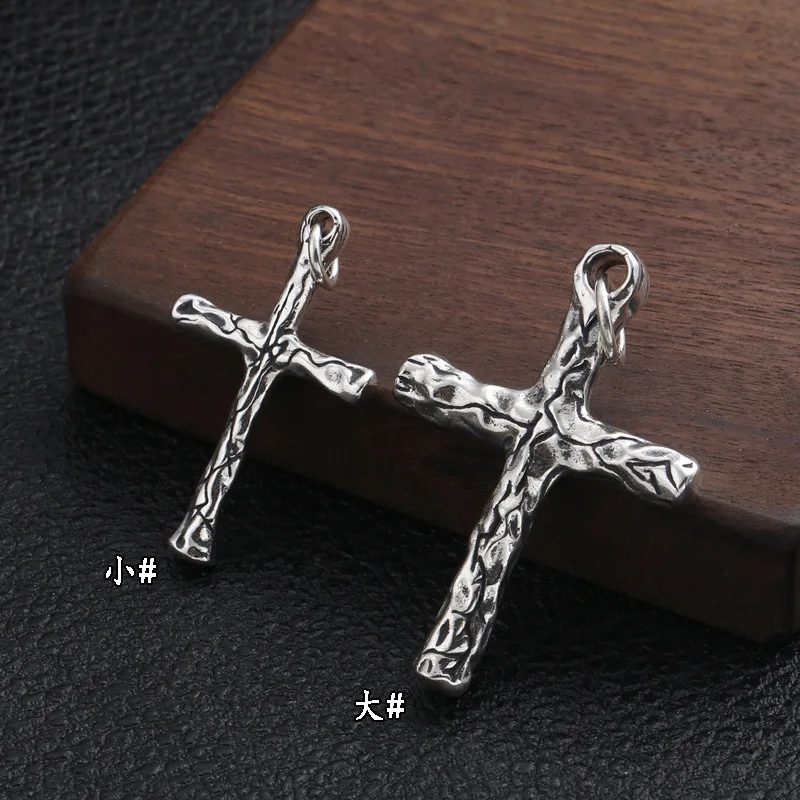 Wholesale S925 Sterling Silver Trend Jewelry Retro Thai Silver Street Faith Cross Men And Women Pendant
Wholesale S925 Sterling Silver Trend Jewelry Retro Thai Silver Street Faith Cross Men And Women Pendant