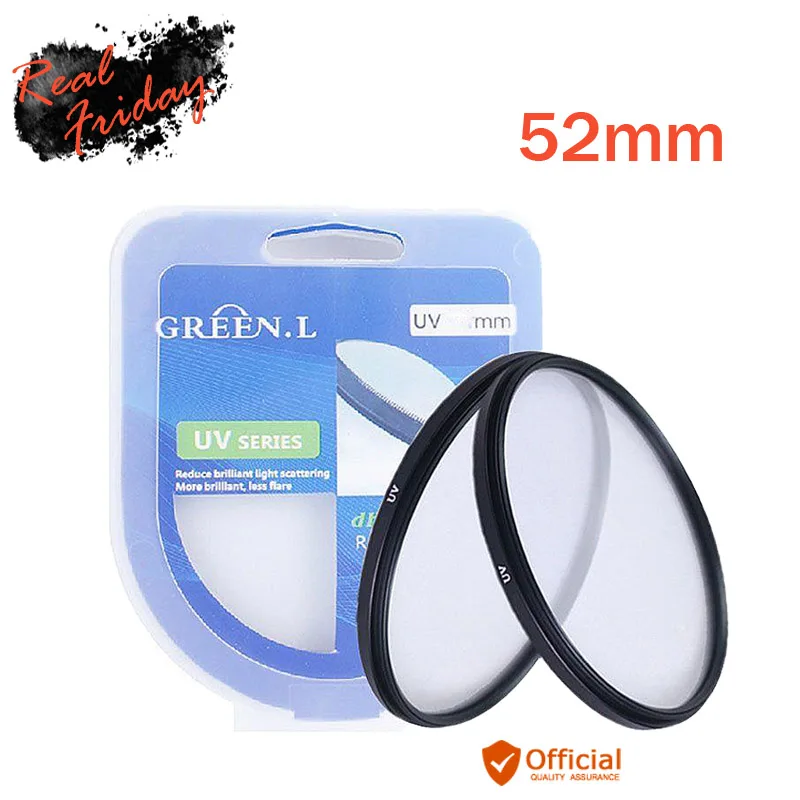 52mm UV Filter Lens Protect for Nikon d3100 d3000 d3200 18-55mm f/3.5-5.6G VR II lens for Canon Sony Pentax Olympus Accessories
52mm UV Filter Lens Protect for Nikon d3100 d3000 d3200 18-55mm f/3.5-5.6G VR II lens for Canon Sony Pentax Olympus Accessories