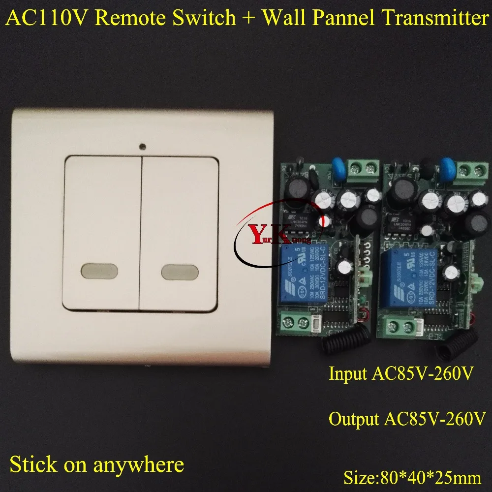 AC110V Smart Home Remote Switch Wall Sticky Remote Transmitter Corridor Stairway Room LED Light Lamp Wireless Wall Remote Switch
AC110V Smart Home Remote Switch Wall Sticky Remote Transmitter Corridor Stairway Room LED Light Lamp Wireless Wall Remote Switch