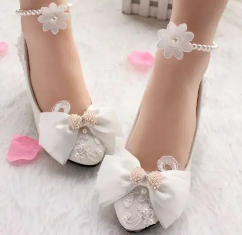 Med heel fashion white lace bow bowtie wedding shoes ankle beading strap sweet lady female party proms dress wedding shoes
Med heel fashion white lace bow bowtie wedding shoes ankle beading strap sweet lady female party proms dress wedding shoes