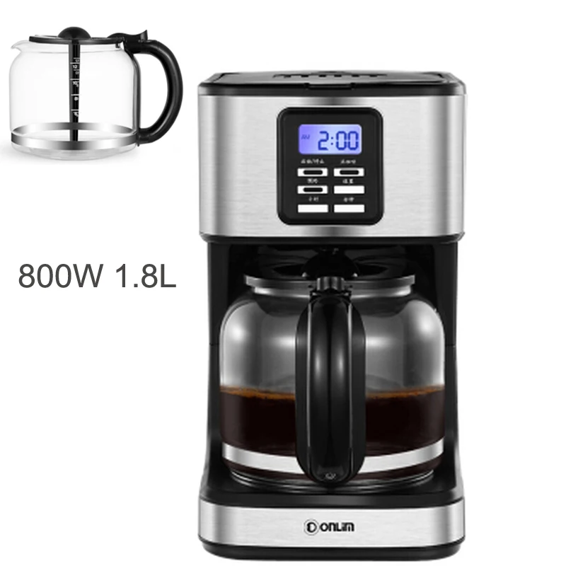 15% JA120 Automatic Instant Coffee Maker 800W 1.8L 2h Insulation&Reservation Cafe American Coffee Making Machine LCD Display
15% JA120 Automatic Instant Coffee Maker 800W 1.8L 2h Insulation&Reservation Cafe American Coffee Making Machine LCD Display