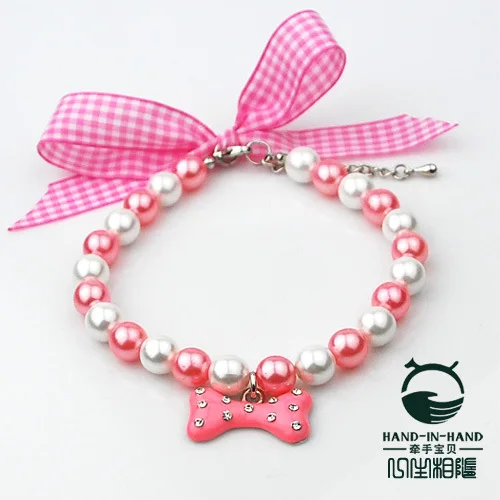 Pet Products Dog Supplies Accessories ABS color Imitation Pearl crystal Bone Pendant Necklace 3pc/lot
Pet Products Dog Supplies Accessories ABS color Imitation Pearl crystal Bone Pendant Necklace 3pc/lot