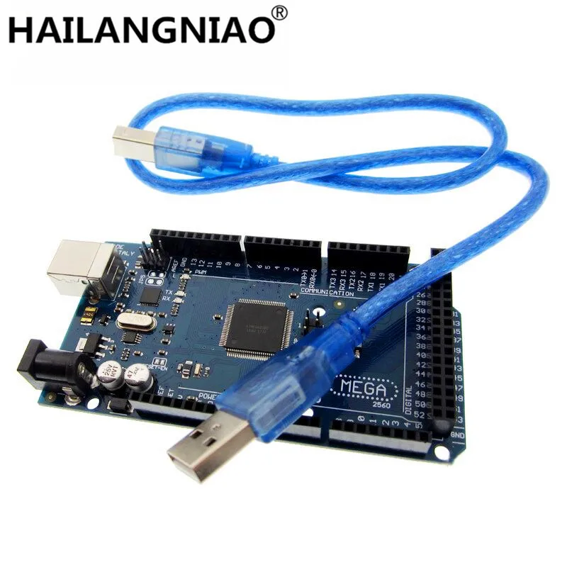 new! Mega 2560 R3 Mega2560 REV3 ATmega2560-16AU Board + USB Cable compatible for Mega 2560 r3 L
new! Mega 2560 R3 Mega2560 REV3 ATmega2560-16AU Board + USB Cable compatible for Mega 2560 r3 L