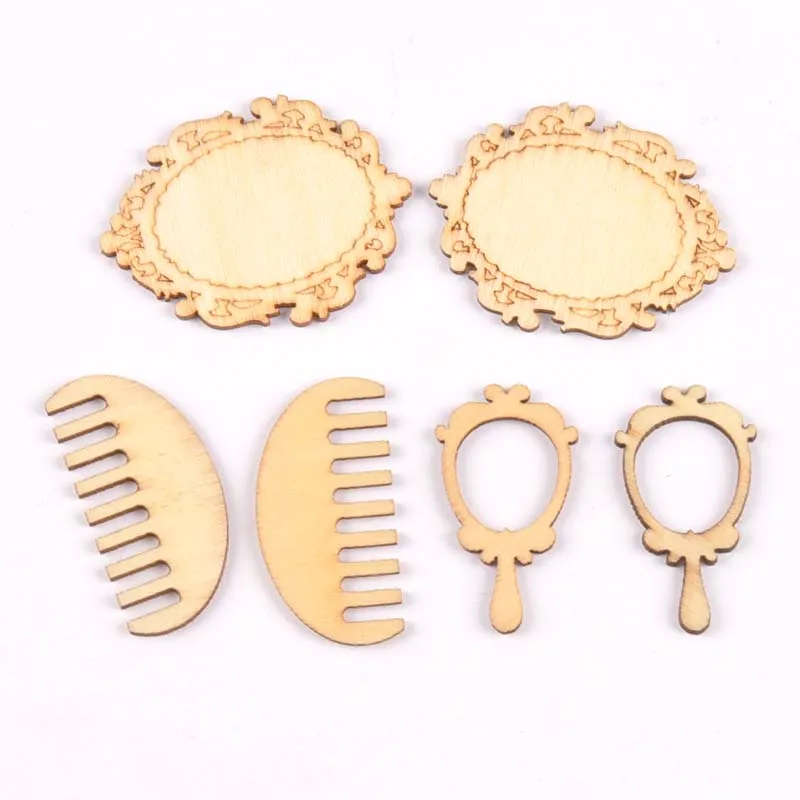 18Pcs comb/mirror natural Wooden Scrapbooking Craft for Embellishments Handmade Diy handicraft Decor 35-45mm MT1741
18Pcs comb/mirror natural Wooden Scrapbooking Craft for Embellishments Handmade Diy handicraft Decor 35-45mm MT1741