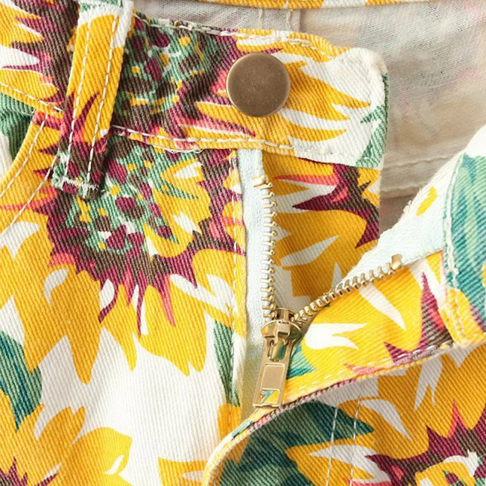 Nice Summer Casual Shorts Women Above Knee Mini High Wait Sexy Short Pocket Zipper Fashion Sunflower Print Short Pant Pop
Nice Summer Casual Shorts Women Above Knee Mini High Wait Sexy Short Pocket Zipper Fashion Sunflower Print Short Pant Pop