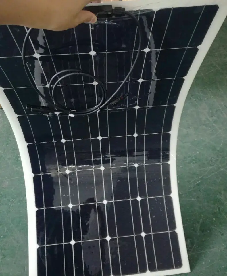 Have a solar panel, allowing you to free electricity, 100w power semi-soft solar panels
Have a solar panel, allowing you to free electricity, 100w power semi-soft solar panels