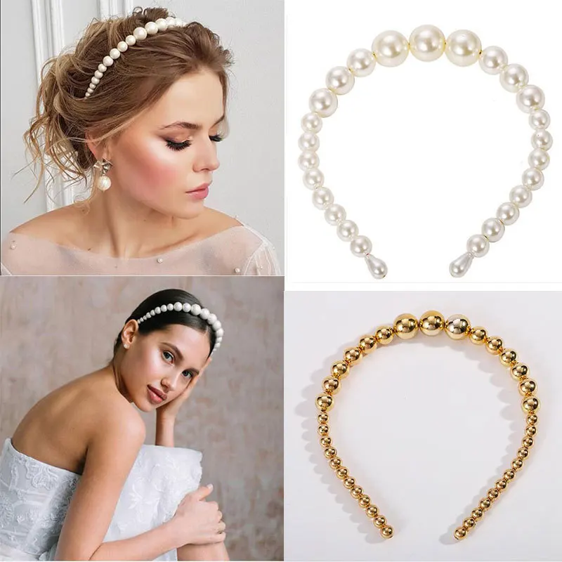 1PC Unique Hair Accessories Pearl Headband for Women Elegant Headband Wild Personality Fashion Pearl Girls Hair Headwear
1PC Unique Hair Accessories Pearl Headband for Women Elegant Headband Wild Personality Fashion Pearl Girls Hair Headwear