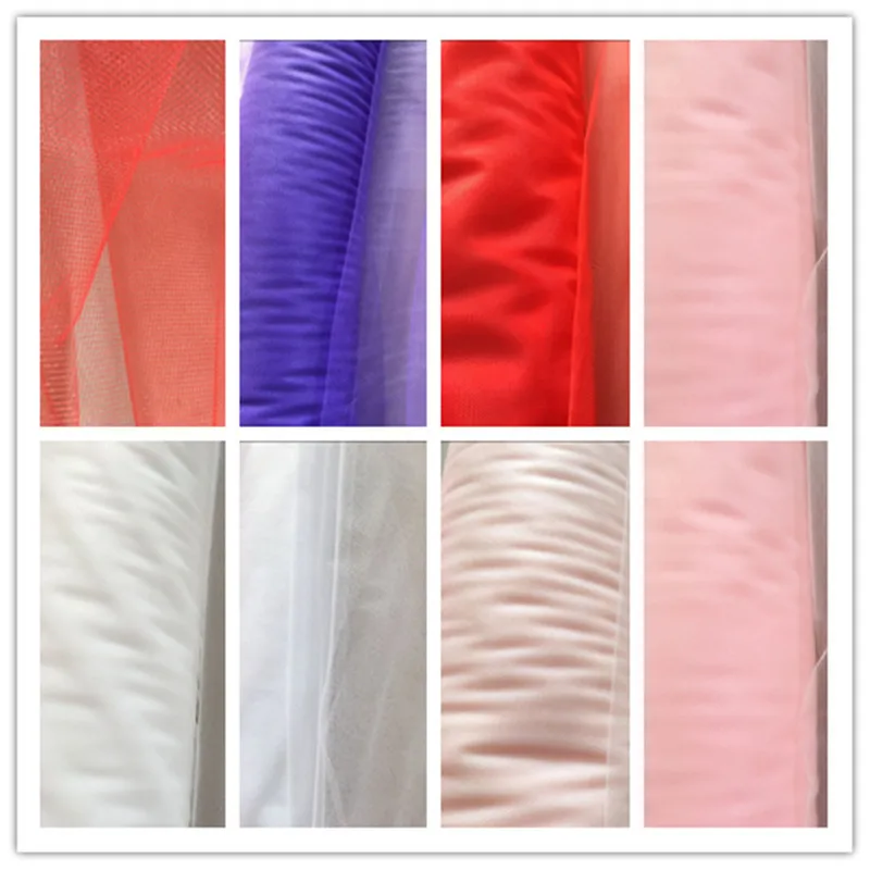 SASKIA 10Meter/lot 150CM Width Middle Hard Tulle Mesh Fabric Sewing Wedding Dress Skirt Yarn Cloth Fabrics Material Red Pink Diy
SASKIA 10Meter/lot 150CM Width Middle Hard Tulle Mesh Fabric Sewing Wedding Dress Skirt Yarn Cloth Fabrics Material Red Pink Diy