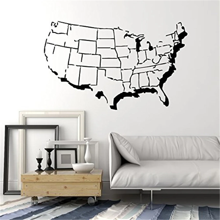 United States of America USA 3D Map with States Wall Mural Vinyl Decal Sticker Art Decor room living Mural C374
United States of America USA 3D Map with States Wall Mural Vinyl Decal Sticker Art Decor room living Mural C374