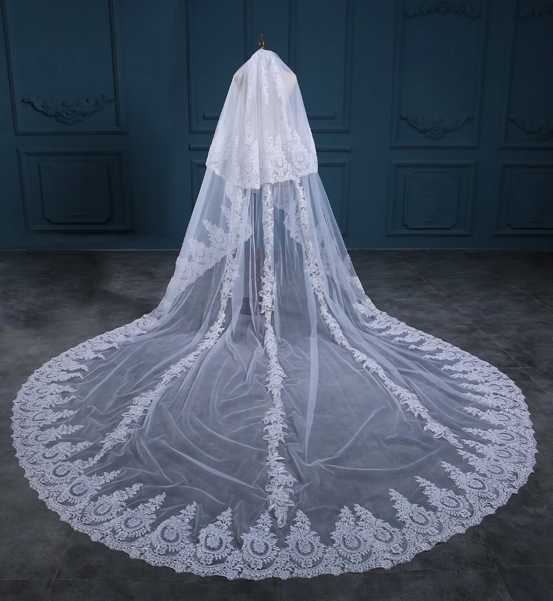 Casamento Romantic Lace Bridal veil 2021 White Ivory 3 Meter Wedding veil Sexy veu de noiva bride sluier vestido de noiva
Casamento Romantic Lace Bridal veil 2021 White Ivory 3 Meter Wedding veil Sexy veu de noiva bride sluier vestido de noiva