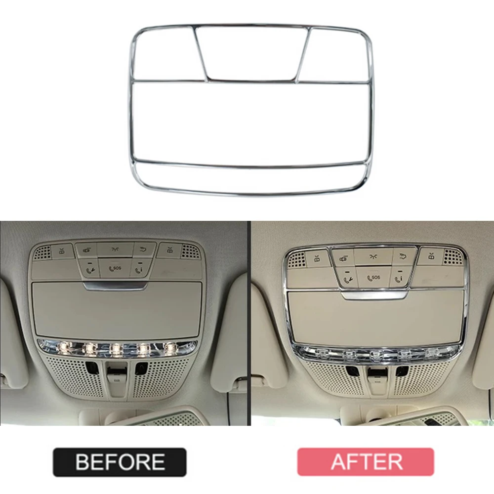JEAZEA ABS Chrome Front Reading Light Frame Decorative Cover Trim ForMercedes Benz C E Class GLC 2015 2016 2017 2018 2019
JEAZEA ABS Chrome Front Reading Light Frame Decorative Cover Trim ForMercedes Benz C E Class GLC 2015 2016 2017 2018 2019