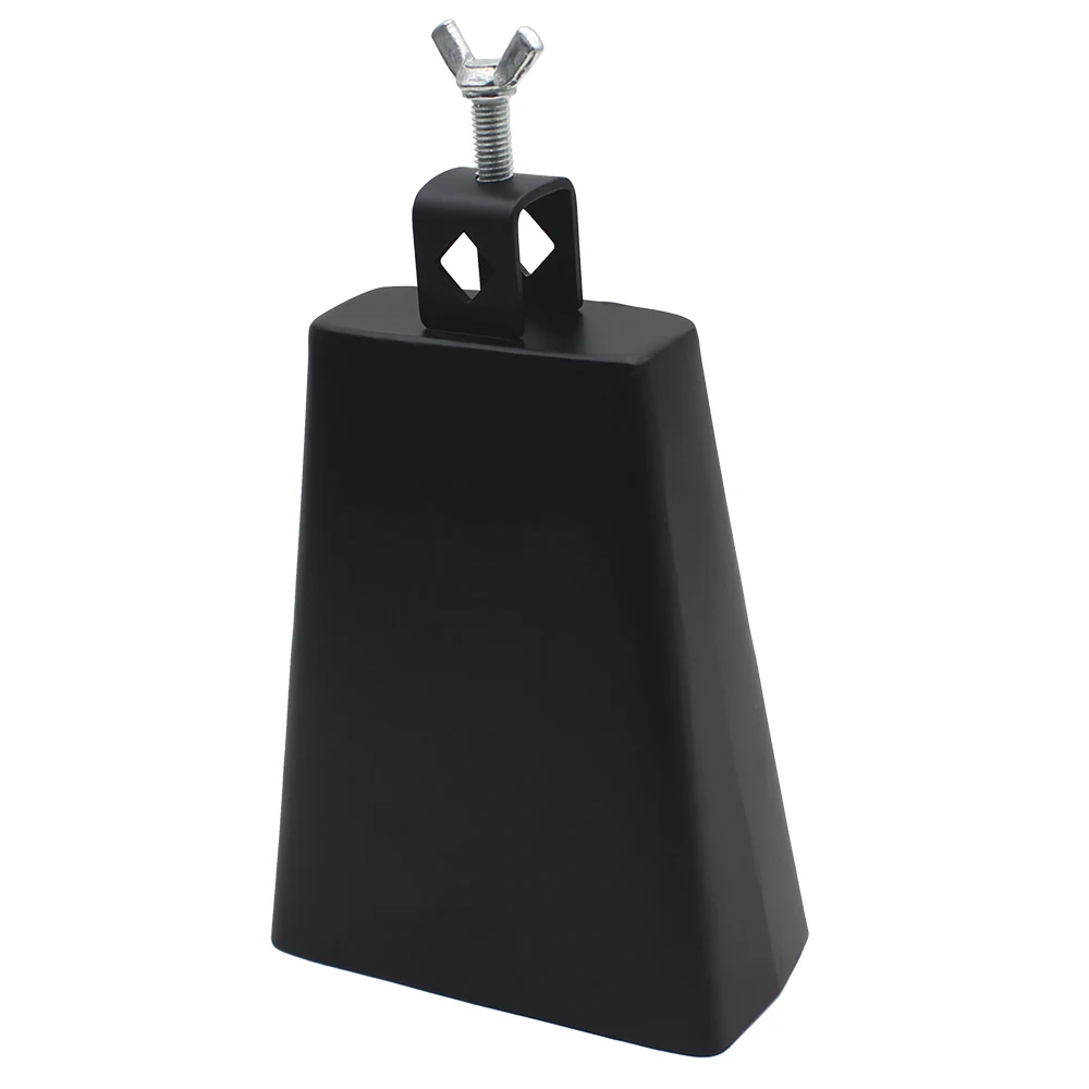 6 Inch Steel construction Black Metal Cattlebell Cowbell Personalized Brass Cattle Cow Bell Percussion Instrument
6 Inch Steel construction Black Metal Cattlebell Cowbell Personalized Brass Cattle Cow Bell Percussion Instrument