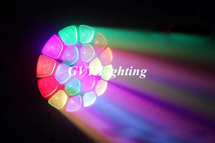 Free Shipping 2pcs/Lot Flightcase Packing 19*15w 4 In 1 Led Moving Head Zoom Big Bee Eye Stage Lighting | Лампы и освещение