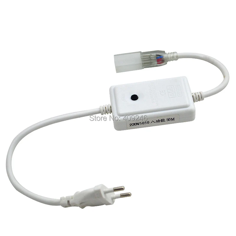 3528 & 5050 RGB LED StripController Plug FOR AC220V-240V Tape String Ribbon Bundle Christmas XMAS Lighting Lamp With Button
3528 & 5050 RGB LED StripController Plug FOR AC220V-240V Tape String Ribbon Bundle Christmas XMAS Lighting Lamp With Button