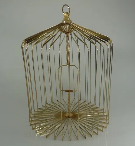 Gold Steel Appearing Bird Cage - Medium size,16 inch (dove appearing cage), magic tricks,illusions,card tricks novelties
Gold Steel Appearing Bird Cage - Medium size,16 inch (dove appearing cage), magic tricks,illusions,card tricks novelties