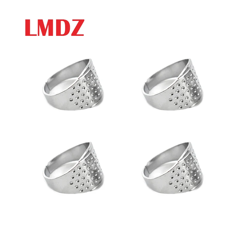 LMDZ 4pcs Sewing Thimbles Adjustable Size Ring Thimble Sewing Quilting Craft Sewing Hardworking DIY Tools Finger Protector
LMDZ 4pcs Sewing Thimbles Adjustable Size Ring Thimble Sewing Quilting Craft Sewing Hardworking DIY Tools Finger Protector