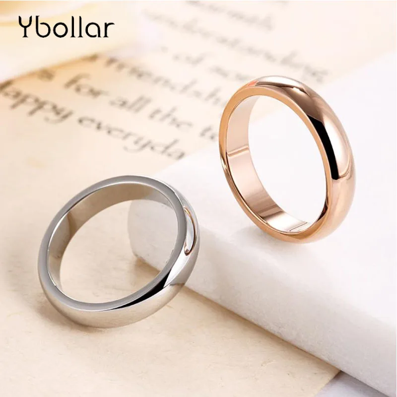 4mm Classic Wedding Ring for Men Women Rose Gold Color / Steel Color Stainless Steel Smooth Wedding Band Ring US size 3-10#
4mm Classic Wedding Ring for Men Women Rose Gold Color / Steel Color Stainless Steel Smooth Wedding Band Ring US size 3-10#