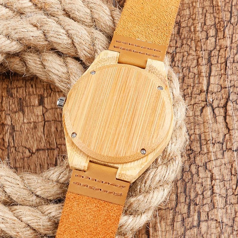 Casual Men's Roman Number Quartz Wristwatch Genuine Leather Round Bamboo Wooden Pin Buckle Male Women Clock Best Gift
Casual Men's Roman Number Quartz Wristwatch Genuine Leather Round Bamboo Wooden Pin Buckle Male Women Clock Best Gift