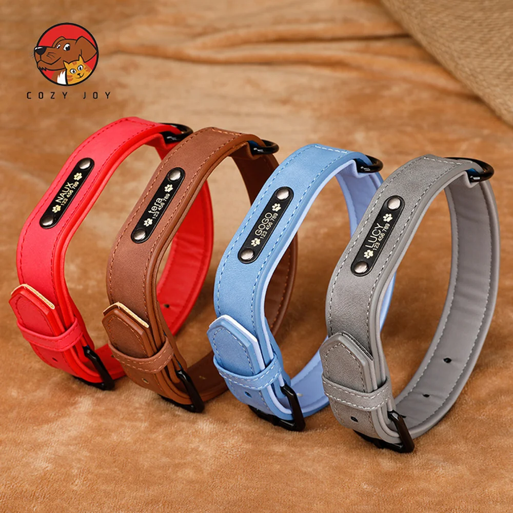 Custom Printed Pet Collar Leather Dog Collar Personalized Free Carved Dog ID Name Collar for Small Medium Puppies Pugs
Custom Printed Pet Collar Leather Dog Collar Personalized Free Carved Dog ID Name Collar for Small Medium Puppies Pugs