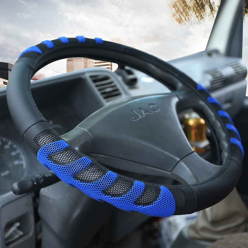 BLUE PU Leather Steering Wheel Covers for Car Bus Truck 36 38 40 42 45 47 50cm Diameter Auto Steering-wheel cover
BLUE PU Leather Steering Wheel Covers for Car Bus Truck 36 38 40 42 45 47 50cm Diameter Auto Steering-wheel cover